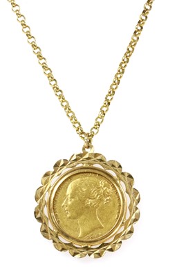 Lot 123 - An 1862 sovereign