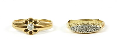 Lot 3 - An 18ct gold single stone diamond ring
