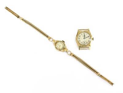 Lot 470 - A mid-size 9ct gold Rotary 'Maximus' mechanical watch