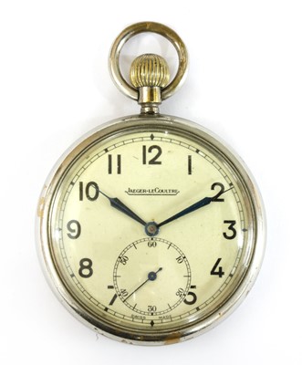 Lot 455 - A Jaeger-LeCoultre military pocket watch