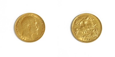 Lot 18 - Coins, Great Britain, Edward VII (1901-1910)