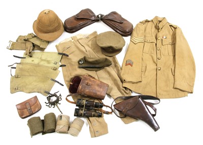 Lot 807A - A WWI Hertfordshire Yeomanry slouch cap