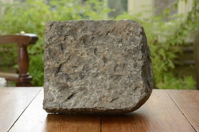 Lot 13 - A carved granite figure of Nandi