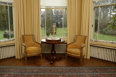 Lot 70 - A mahogany centre table
