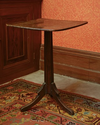 Lot 184 - A burr elm and oak occasional table