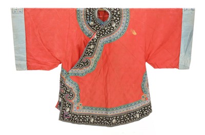 Lot 238 - A Chinese embroidered robe
