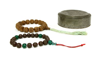 Lot 232 - Two Chinese bead rosaries