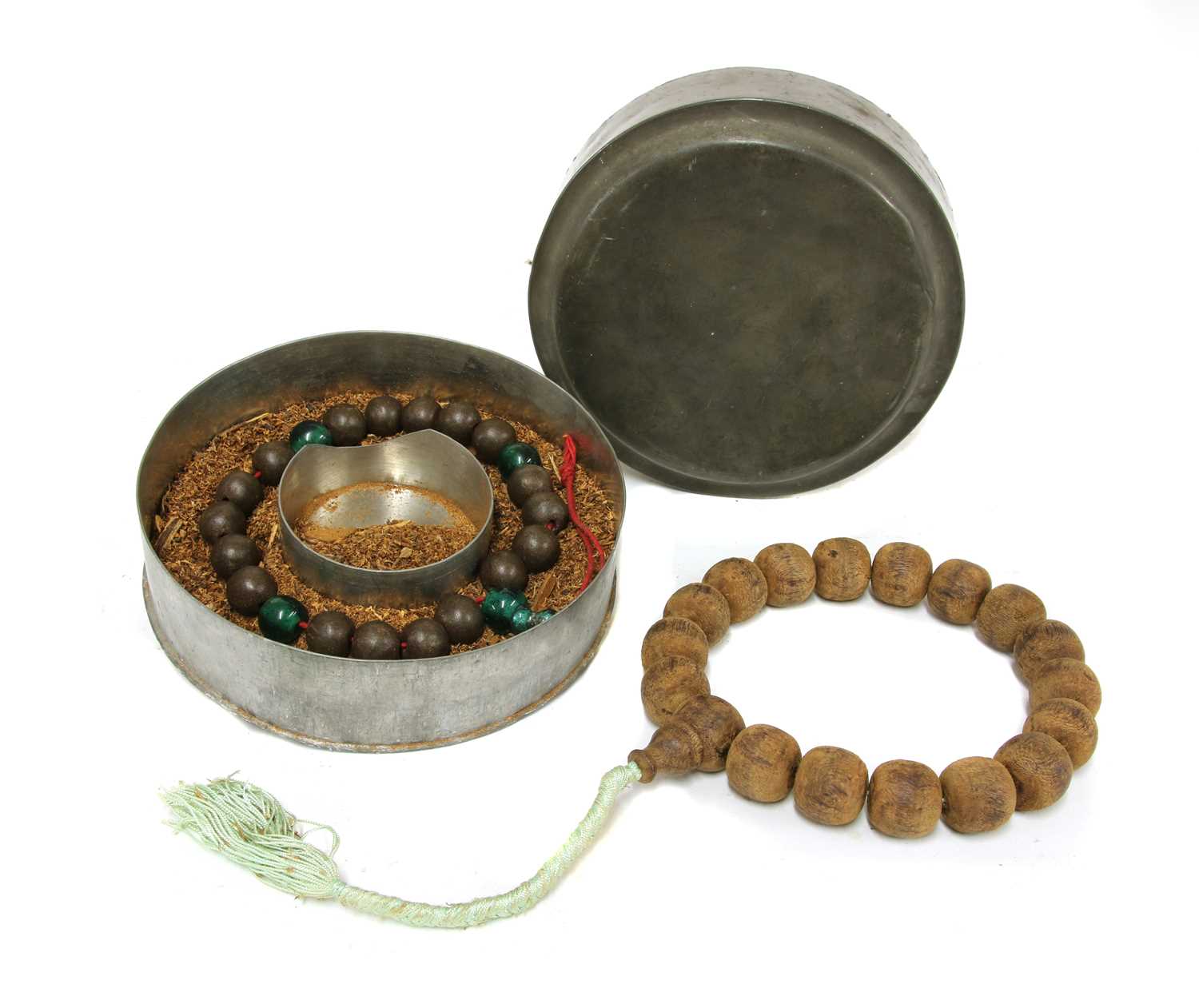 Lot 232 - Two Chinese bead rosaries