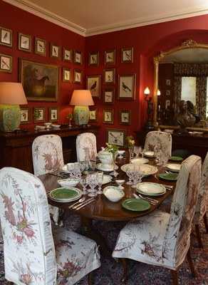 Lot 138 - A matched set of ten high back dining chairs