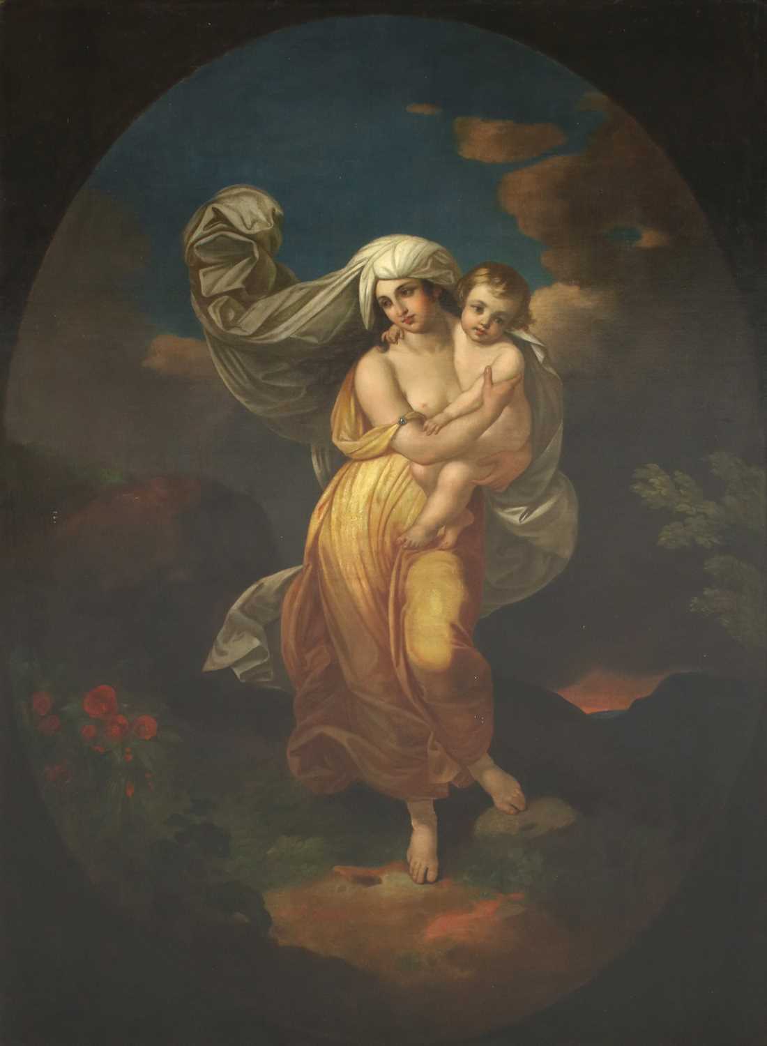 Lot 597 - Achille Leopardi (Italian, 1800-1870)