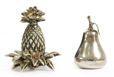 Lot 50 - Two silver menu holders, by Tiffany & Co