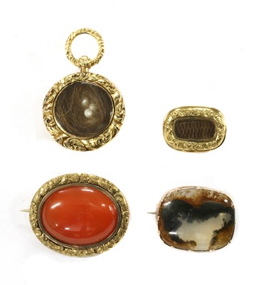 Lot 20 - A quantity of Georgian jewellery