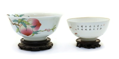 Lot 278 - Two Chinese famille rose bowls
