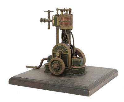 Lot 306 - A vertical cylinder live steam engine
