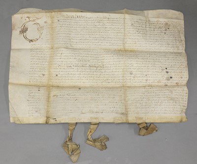 Lot 183 - Four C17 Indentures, Ref: LONDON