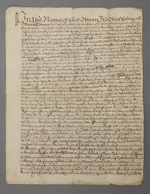 Lot 176 - Four C17 Indentures & Documents