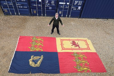 Lot 39 - A RARE ROYAL STANDARD FLAG
