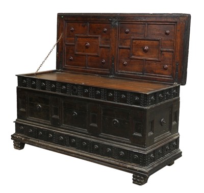 Lot 415 - A Spanish walnut chest
