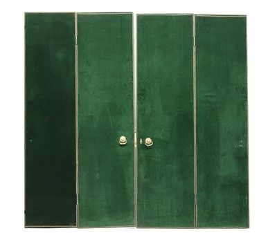 Lot 77 - A large four-leaf screen