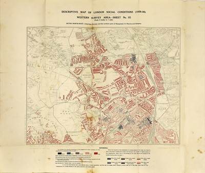 Lot 154 - CHARLES BOOTH LONDON SOCIAL CONDITIONS 1929-1930
