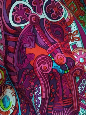 Lot 128 - An Hermès large silk scarf