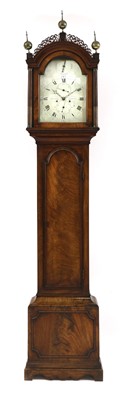 Lot 464 - A mahogany longcase clock by Abraham Weston, Lewes
