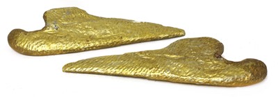 Lot 347 - A pair of carved giltwood angel's wings