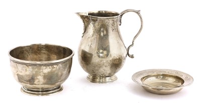 Lot 46 - A silver jug
