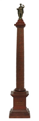 Lot 128 - An Italian grand tour rosso antico marble souvenir