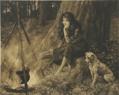 Lot 659 - Herbert Thomas Dicksee RE (1862-1942)