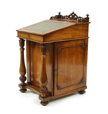 Lot 369 - A Victorian mahogany davenport