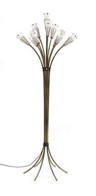 Lot 355 - A French multi-light standard lamp
