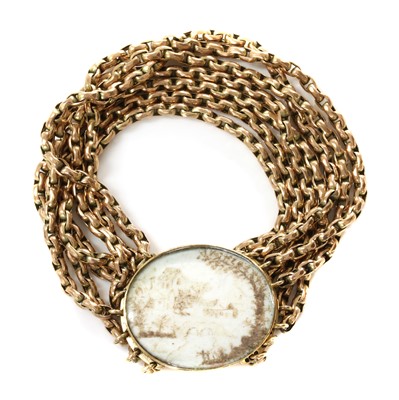 Lot 18 - A Georgian bracelet