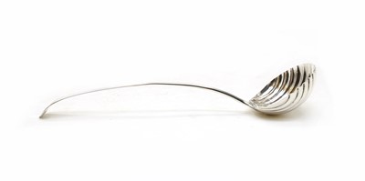Lot 288 - A Georgian  Old English pattern silver ladle