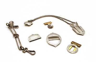 Lot 265 - A Victorian silver cavalry officers dress cross belt