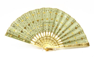 Lot 345 - A French 'Directoire' fan