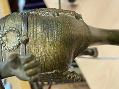 Lot 237 - An Art Deco gilt figure of a hoop dancer