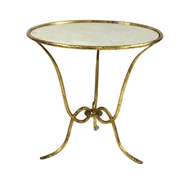 Lot 243 - A French gilt table