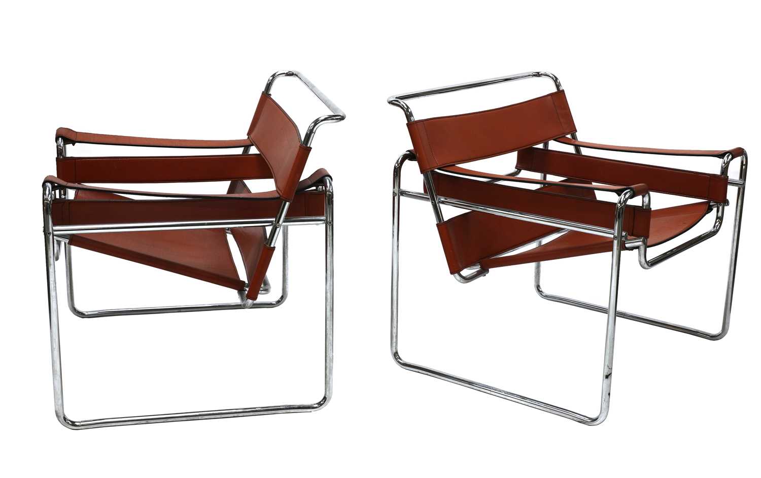 Lot 351 - A pair of 'Wassily' armchairs