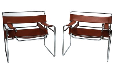 Lot 351 - A pair of 'Wassily' armchairs