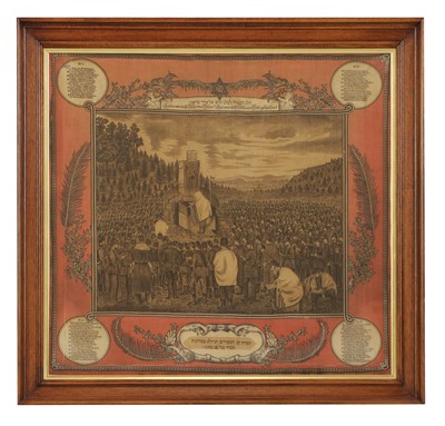 Lot 149 - Jewish interest: a printed cotton wall hanging
