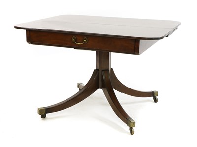 Lot 313 - A 19th century mahogany extending pedestal dining table