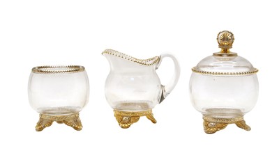 Lot 50 - A three-piece glass set