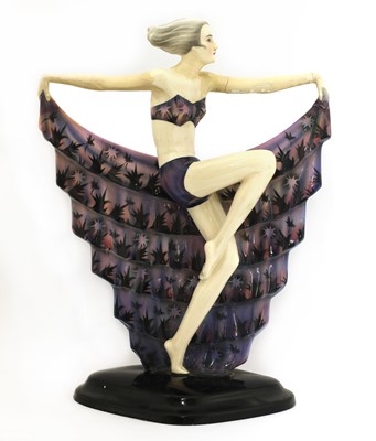 Lot 200 - A Goldscheider pottery figure of a dancer