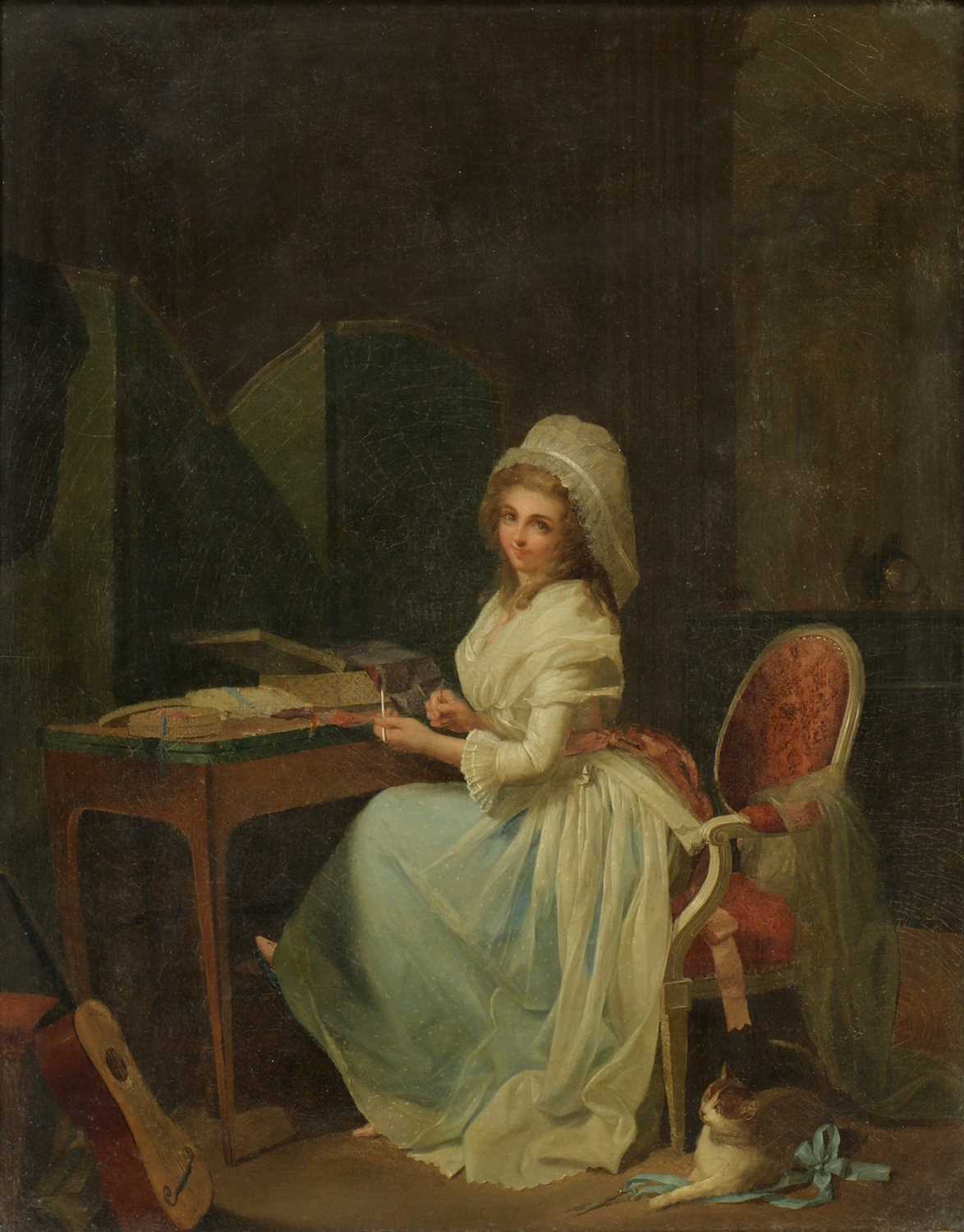 Lot 583 - Circle of Pierre-Antoine Baudouin (French, 1723-1769)