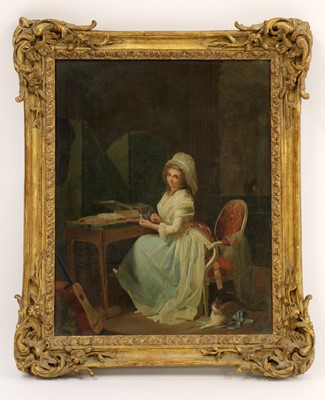 Lot 583 - Circle of Pierre-Antoine Baudouin (French, 1723-1769)