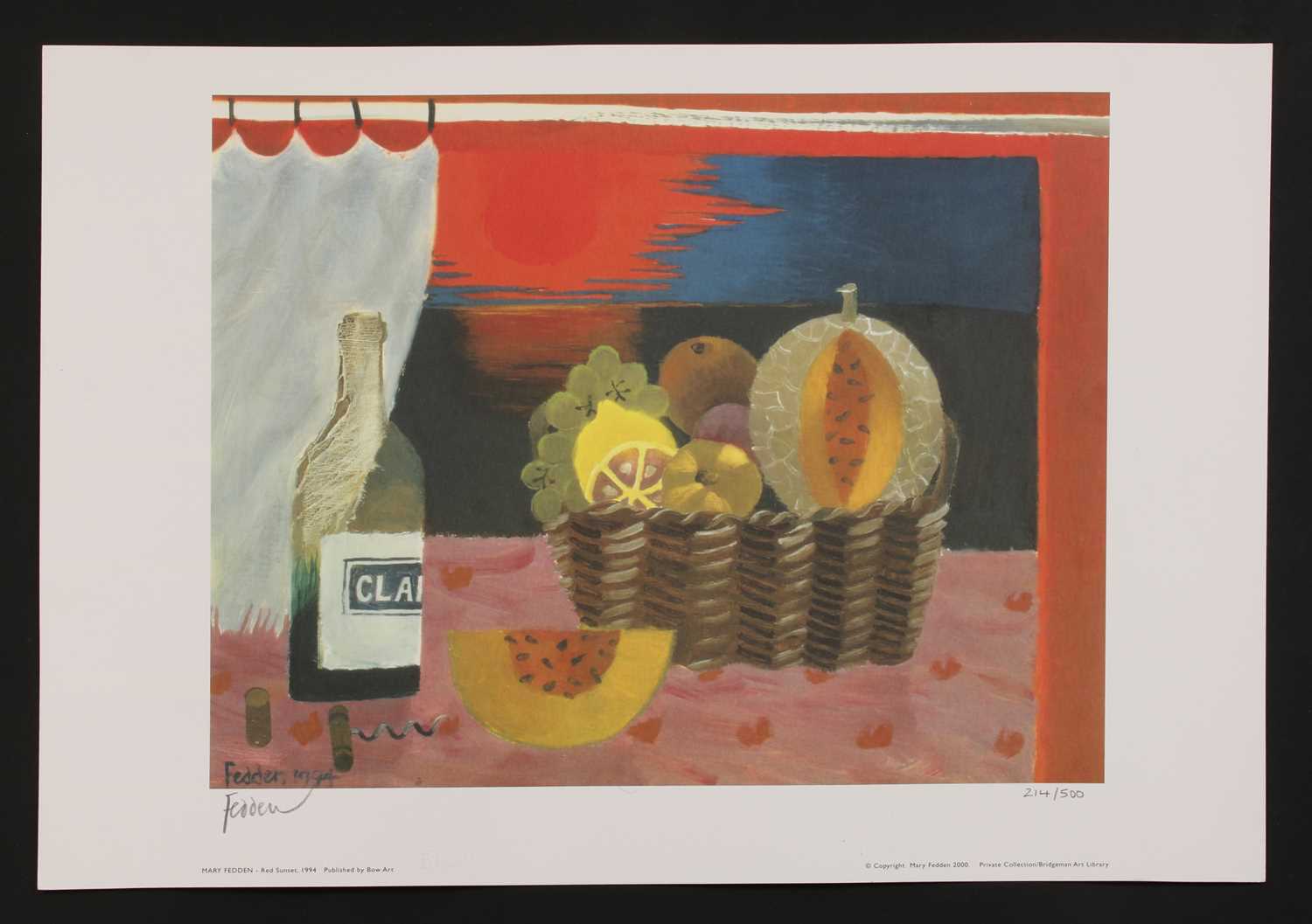 Lot 10 - Mary Fedden RA (1915-2012)