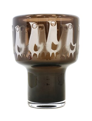 Lot 558 - A Kosta glass table lamp