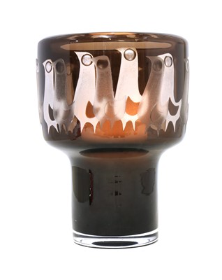 Lot 558 - A Kosta glass table lamp