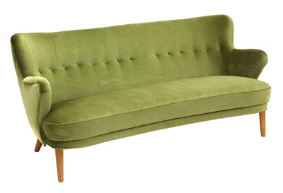 Lot 150 - A Danish 'banana' settee